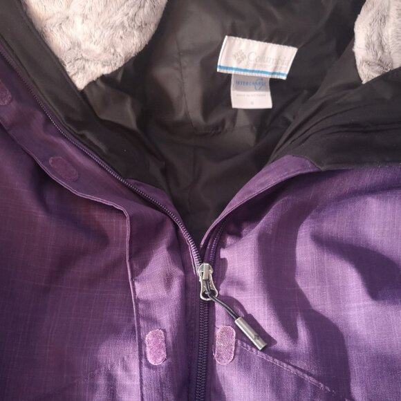 Columbia Interchange Ladies Zip Out Lining Removable Hood Jacket - Picture 7 of 16
